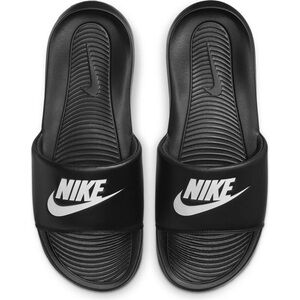 Nike Black and White Slide Sandals